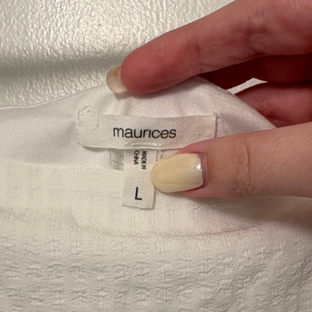 White Short Sleeve Mini Dress - Picture 2 of 3